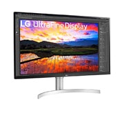 LG 31,5'' UHD 4K (3840x2160) HDR IPS monitor, Pohľad zboku +15&nbsp;stupňov, 32UN650K-W, thumbnail 3