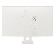 LG Smart Monitor 31,5 palcov 4K UHD IPS na streamovanie 32U721SA so systémom webOS, Pohľad zozadu, 32U721SA-W, thumbnail 7