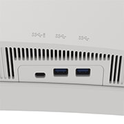 LG 40-palcový LG UltraFine™ Nano IPS Black 5K2K s technológiou Thunderbolt™ 5, Priblížený pohľad na porty, 40U990A-W, thumbnail 11