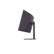 LG 32-palcový zakrivený herný monitor LG UltraGear™ s rozlíšením QHD, obnovovacou frekvenciou 180 Hz a odozvou 1 ms GtG, rear perspective view with lights on, 32G600A-B, thumbnail 13