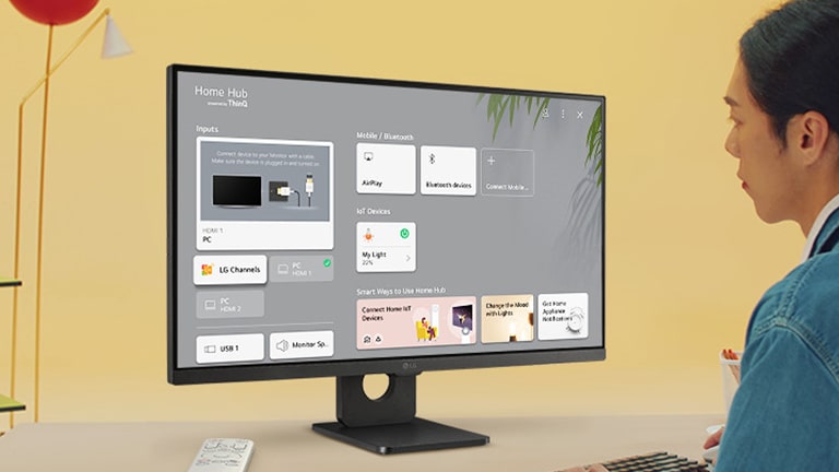 ThinQ Home Dashboard.