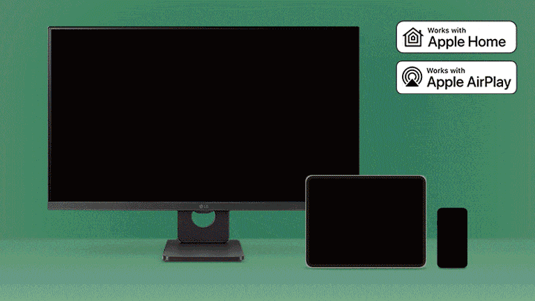 AirPlay 2 + Screen Share + Bluetooth.	