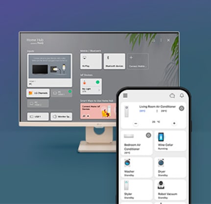 Ovládajte pomocou služby ThinQ.