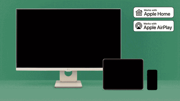 AirPlay 2 + Screen Share + Bluetooth.	