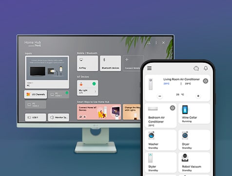 Ovládajte pomocou služby ThinQ.
