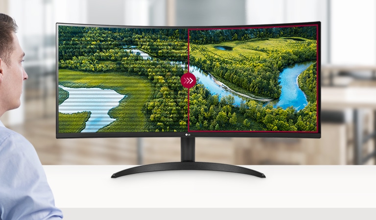 Režim Flicker Safe obmedzuje neviditeľné blikanie obrazovky, čím pomáha znižovať namáhanie očí. Vytvára tak pohodlné pracovné prostredie na dlhší čas.