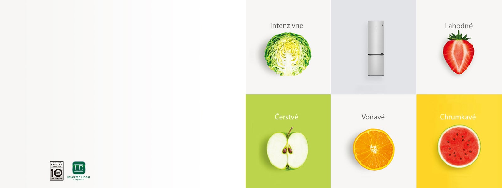 LG chladničky, doorcooling