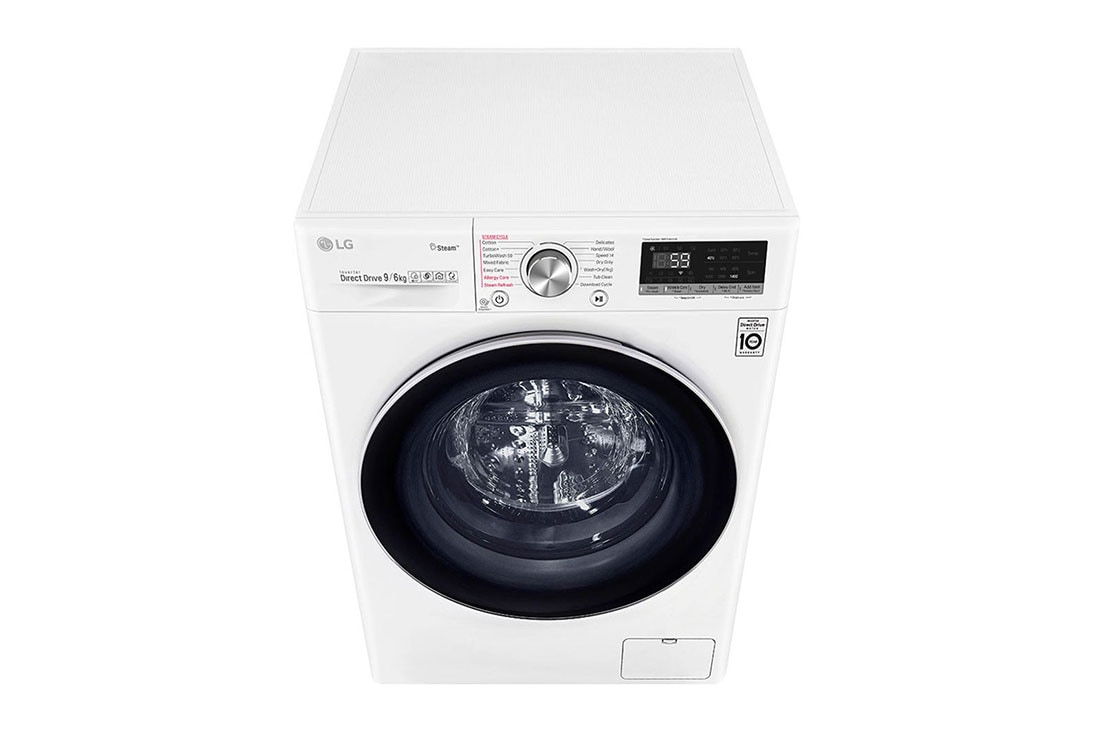 LG 9 kg parná práčka / 6 kg sušička, A (v rozsahu A až G), Direct Drive™ motor, AI DD™ - optimálna voľba pracích pohybov, TurboWash™, Steam+™ - parné pranie, ThinQ™ + WiFi, F4DV709H0, thumbnail 10