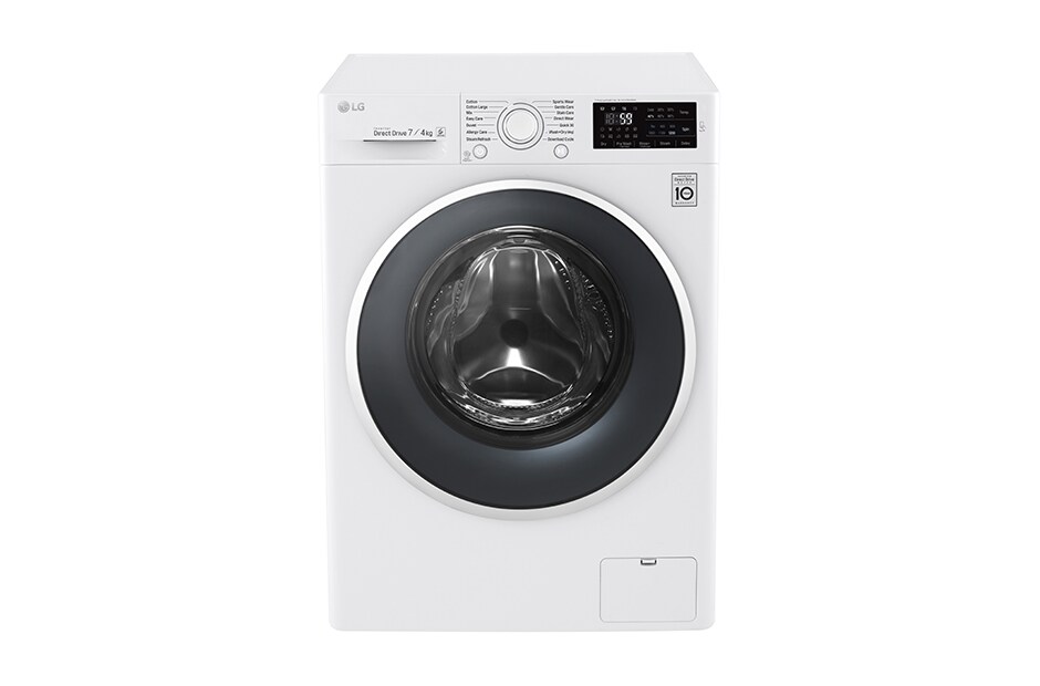LG 7 kg práčka / 4kg sušičkou, 1200 ot. / Min, SlimCombo, 6 Motion DD, 14 programov, 10 prídavných možností, 7 možností sušenia, F72U2HDM0N