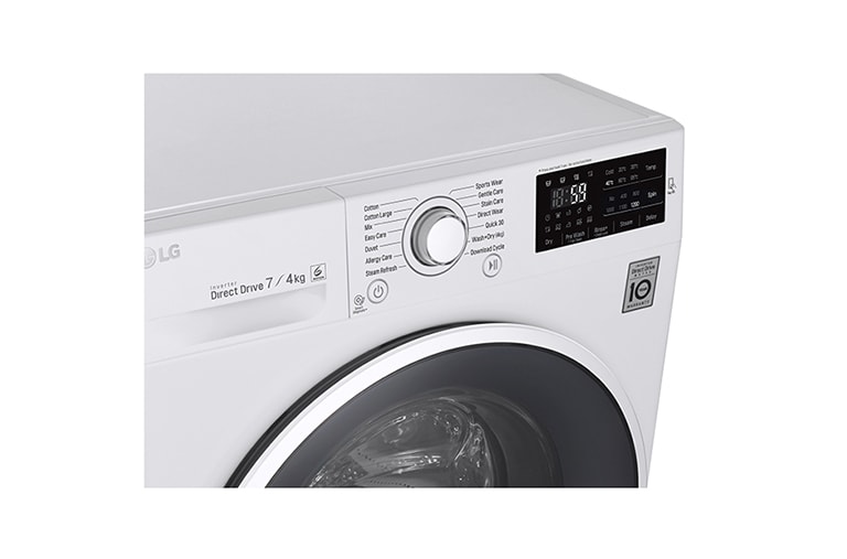 LG 7 kg práčka / 4kg sušičkou, 1200 ot. / Min, SlimCombo, 6 Motion DD, 14 programov, 10 prídavných možností, 7 možností sušenia, F72U2HDM0N, thumbnail 6