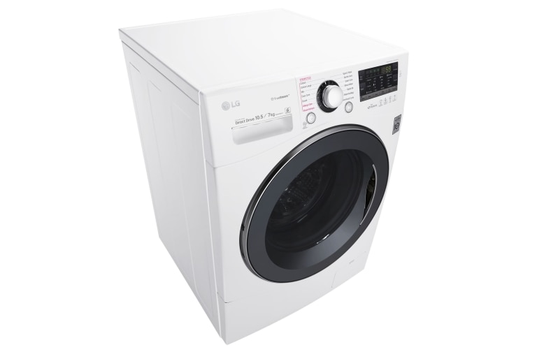 LG 10,5 kg práčka / 7 kg sušičkou, 1400 ot. / Min, A, 6 Motion DD, 14 programov, 15 prídavných možností, 8 možností sušenie, F104A8JDH2N, thumbnail 8