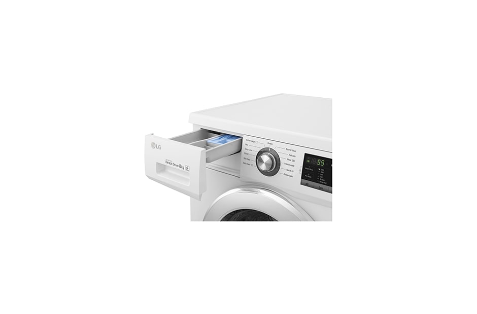 LG 8 kg práčka, 1200 ot, 6 Motion DD, 13 programov, 11 prídavných možností, F282G6TDN, thumbnail 3