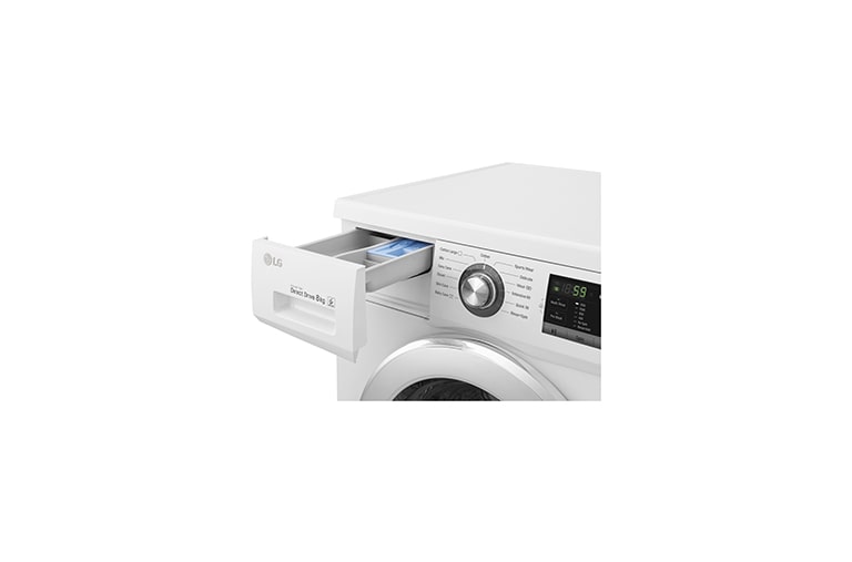 LG 8 kg práčka, 1200 ot, 6 Motion DD, 13 programov, 11 prídavných možností, F282G6TDN, thumbnail 3
