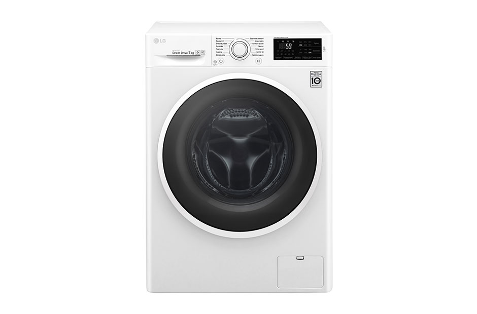 LG 7 kg práčka, 1200 ot./min, A+++ (v rozsahu A+++ až D), 6 Motion DD, Direct Drive™, Pridať bielizeň, 14 programov, F72J6QN0W