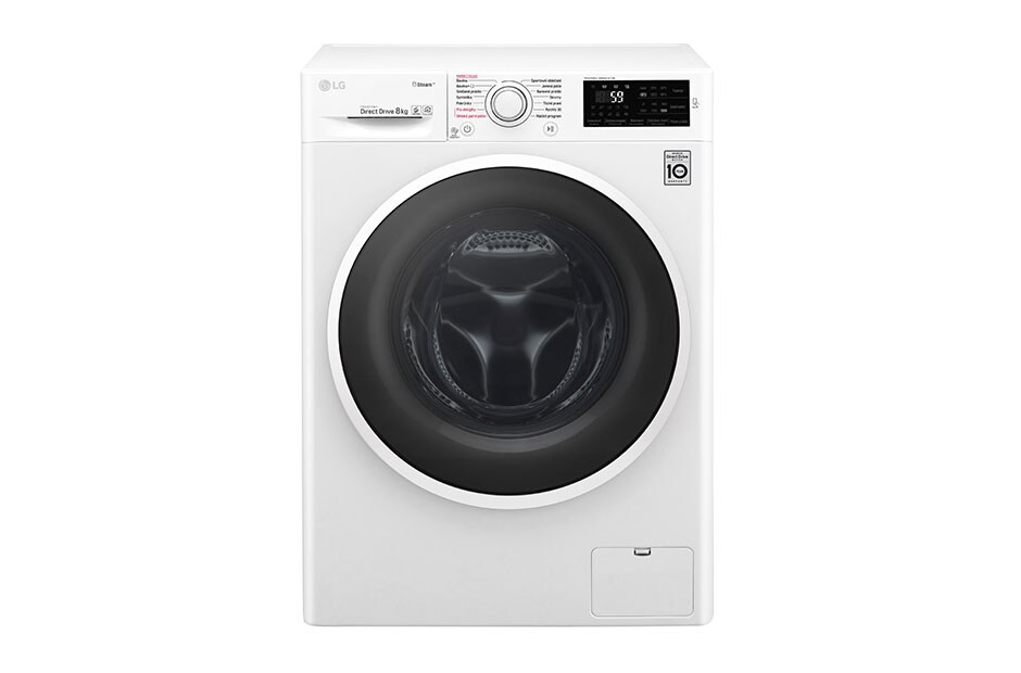 LG 8 kg parná práčka, 1200 ot./min, A+++ (v rozsahu A+++ až D), 6 Motion DD, Steam™ - parné pranie, 14 programov, F82J6TY0W