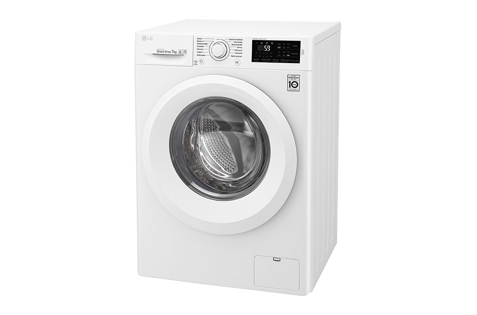 LG 7 kg práčka, 1000 ot./min, A+++ (v rozsahu A+++ až D), 6 Motion DD, Direct Drive™, Pridať bielizeň, 14 programov, F70J5QN3W, thumbnail 4