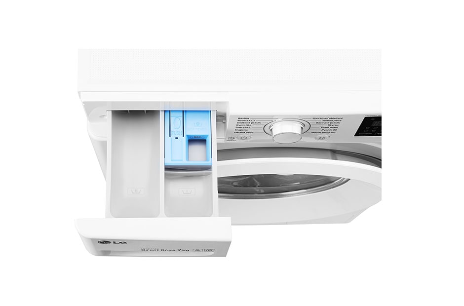 LG 7 kg práčka, 1000 ot./min, A+++ (v rozsahu A+++ až D), 6 Motion DD, Direct Drive™, Pridať bielizeň, 14 programov, F70J5QN3W, thumbnail 8