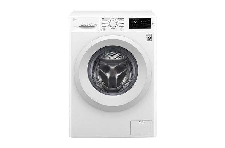 LG 7 kg práčka, 1000 ot./min, A+++ (v rozsahu A+++ až D), 6 Motion DD, Direct Drive™, Pridať bielizeň, 14 programov, F70J5QN3W, thumbnail 1