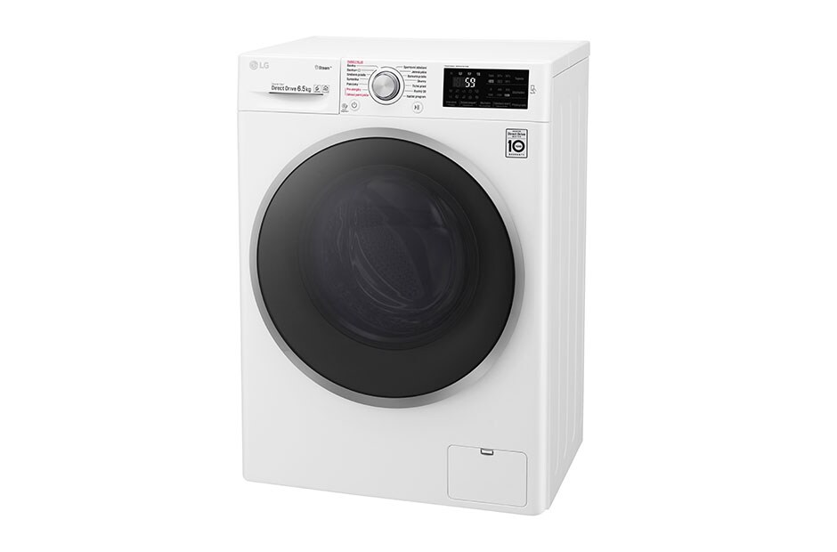 LG 6,5 kg parná práčka, 1200 ot./min, A+++ (v rozsahu A+++ až D), 6 Motion DD, Steam™ - parné pranie, 14 programov, F62J6WY1W, thumbnail 6