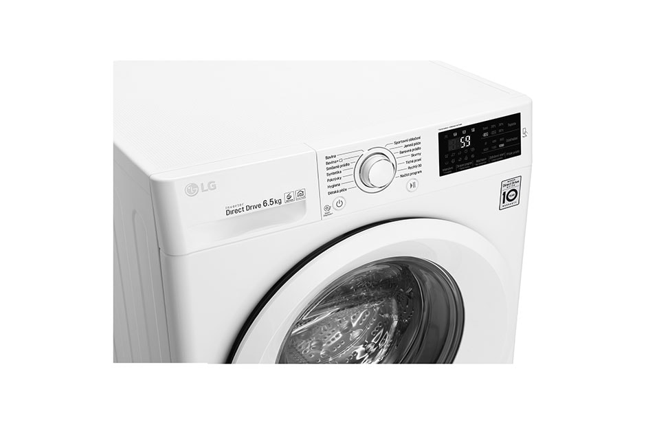 LG 6,5 kg práčka, 1200 ot./min, A+++ (v rozsahu A+++ až D), 6 Motion DD, 14 programov, F62J5WN3W, thumbnail 2