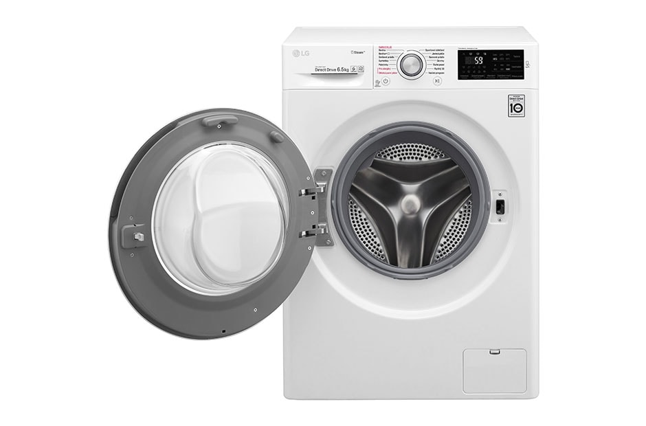 LG 6 kg parná práčka, 1000 ot./min, A+++ (v rozsahu A+++ až D), 6 Motion DD, Direct Drive™, Steam - parné pranie, Pridať bielizeň, 14 programov, WD60J6WY1W, thumbnail 3