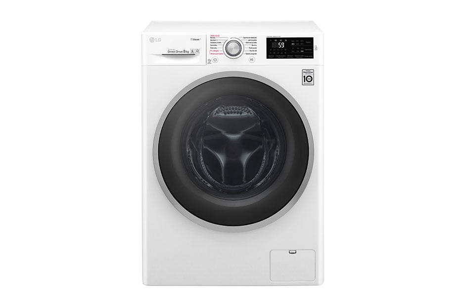 LG 8 kg parná práčka, 1200 ot./min, A+++ (v rozsahu A+++ až D), 6 Motion DD, Steam™ - parné pranie, 14 programov, F82J6TY1W