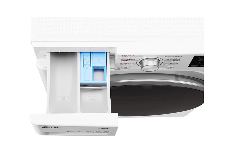 LG 8 kg parná práčka, 1200 ot./min, A+++ (v rozsahu A+++ až D), 6 Motion DD, Steam™ - parné pranie, 14 programov, F82J6TY1W, thumbnail 10