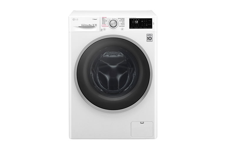 LG 8 kg parná práčka, 1200 ot./min, A+++ (v rozsahu A+++ až D), 6 Motion DD, Steam™ - parné pranie, 14 programov, F82J6TY1W, thumbnail 1