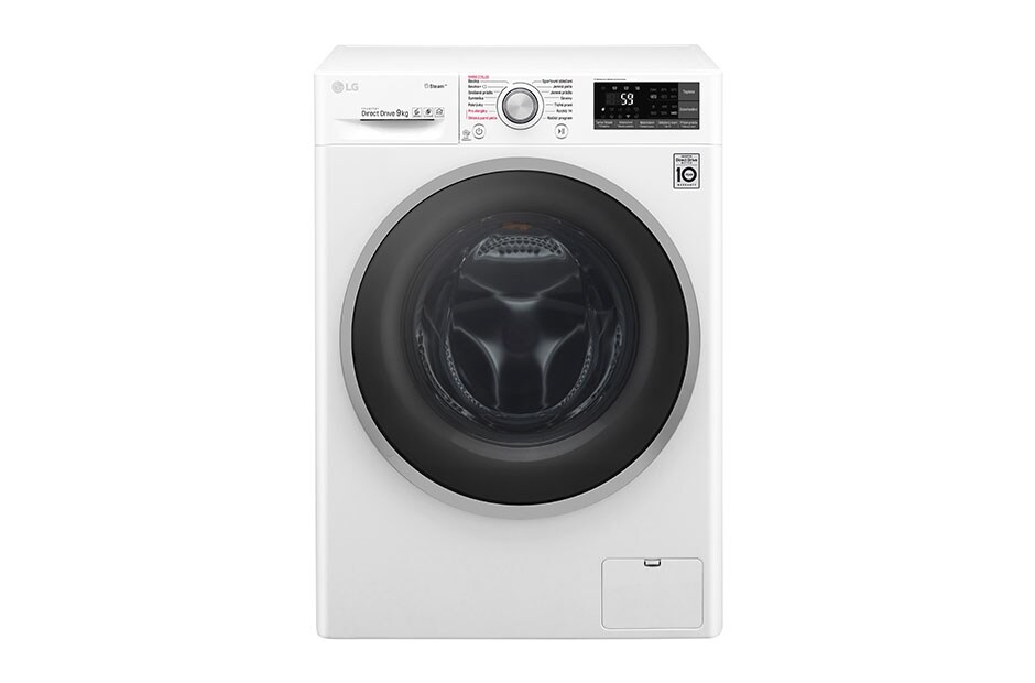 LG 9 kg parná práčka, 1400 ot./min, 6 Motion DD, Steam™ - parné pranie, 14 programov, F94J7VY1W