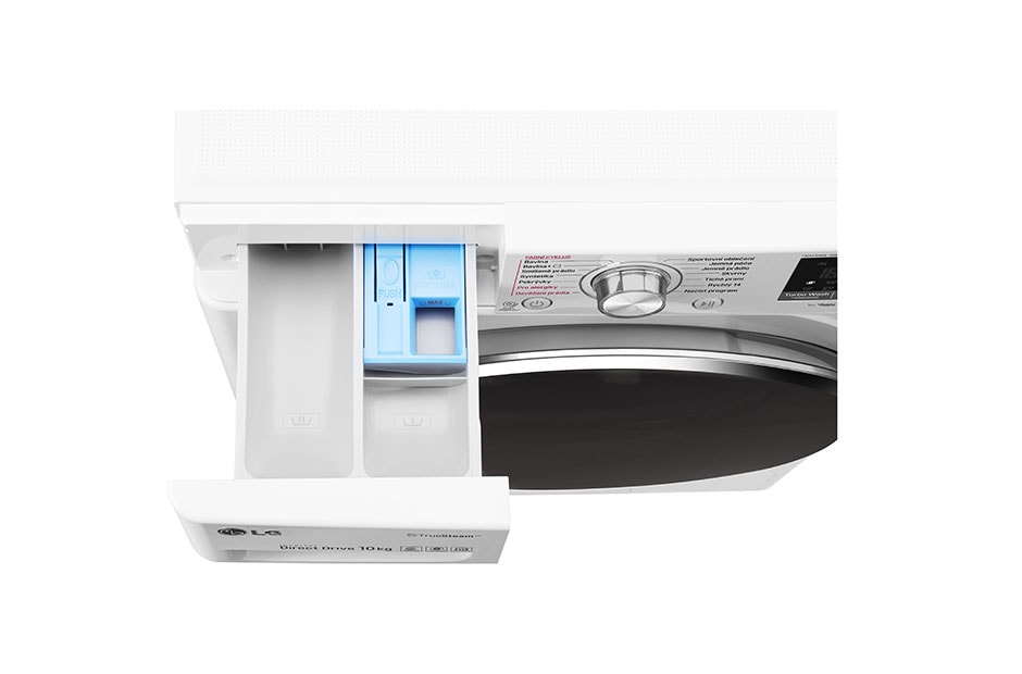 LG 10 kg parná práčka, 1400 ot./min, 6 Motion DD, TrueSteam™ - parné pranie, 14 programov, F104J8JS2W, thumbnail 10