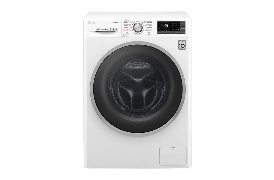 LG 8 kg parná práčka, 1400 ot./min, 6 Motion DD, Steam™ - parné pranie, 14 programov, F84J7TY1W