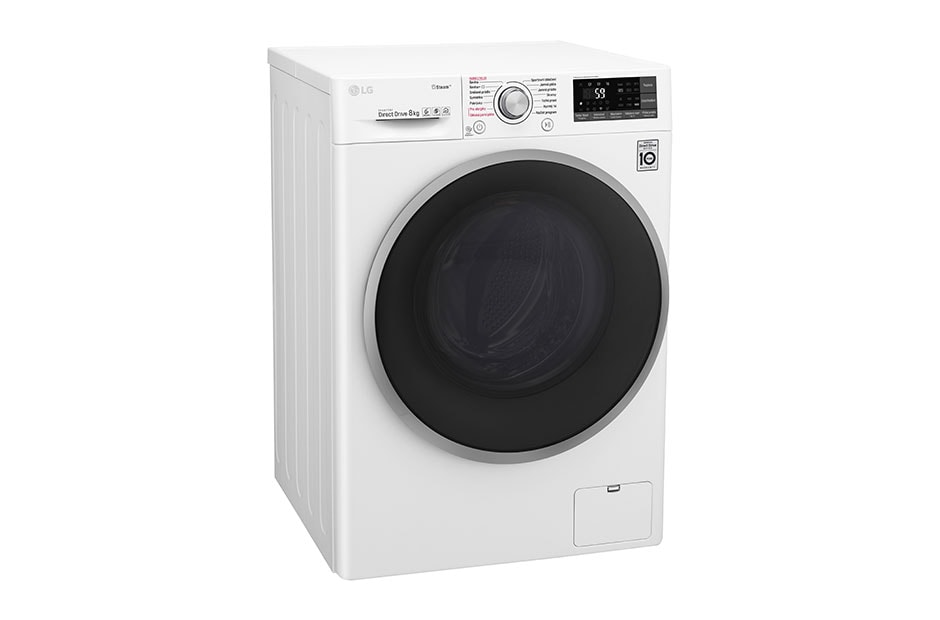 LG 8 kg parná práčka, 1400 ot./min, 6 Motion DD, Steam™ - parné pranie, 14 programov, F84J7TY1W, thumbnail 8