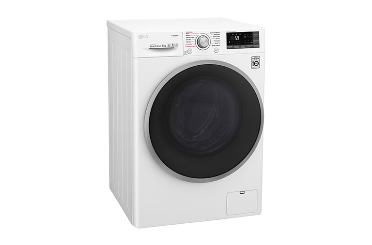 LG 8 kg parná práčka, 1400 ot./min, 6 Motion DD, Steam™ - parné pranie, 14 programov, F84J7TY1W, thumbnail 8