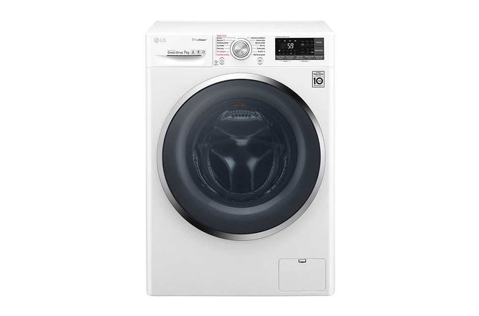 LG 7 kg parná práčka, 1200 ot./min, 6 Motion DD, Direct Drive™, TrueSteam™ - parné pranie, ThinQ™, Pridať bielizeň, 14 programov, F72J8HS2W