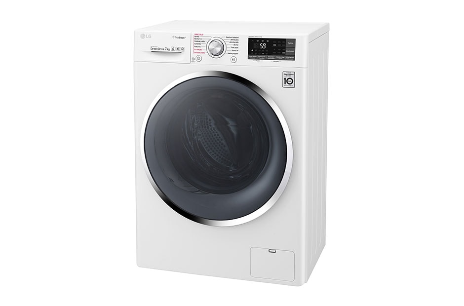 LG 7 kg parná práčka, 1200 ot./min, 6 Motion DD, Direct Drive™, TrueSteam™ - parné pranie, ThinQ™, Pridať bielizeň, 14 programov, F72J8HS2W, thumbnail 6
