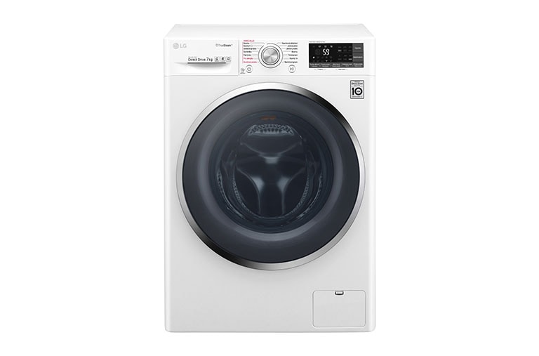 LG 7 kg parná práčka, 1200 ot./min, 6 Motion DD, Direct Drive™, TrueSteam™ - parné pranie, ThinQ™, Pridať bielizeň, 14 programov, F72J8HS2W, thumbnail 1