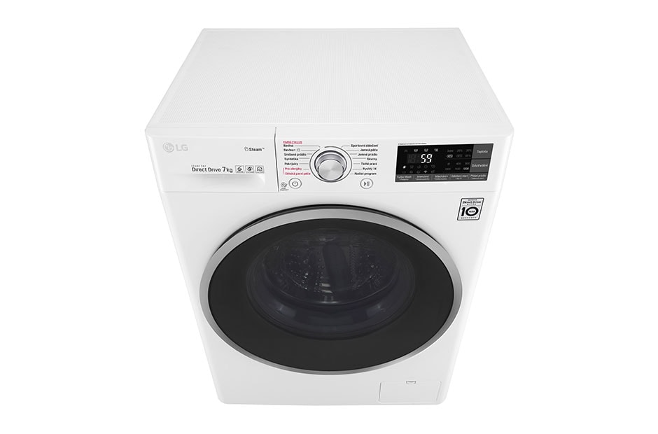 LG 7 kg parná práčka, 1200 ot./min, 6 Motion DD, Direct Drive™, Steam™ - parné pranie, ThinQ™, Pridať bielizeň, 14 programov, F72J7HY1W, thumbnail 7