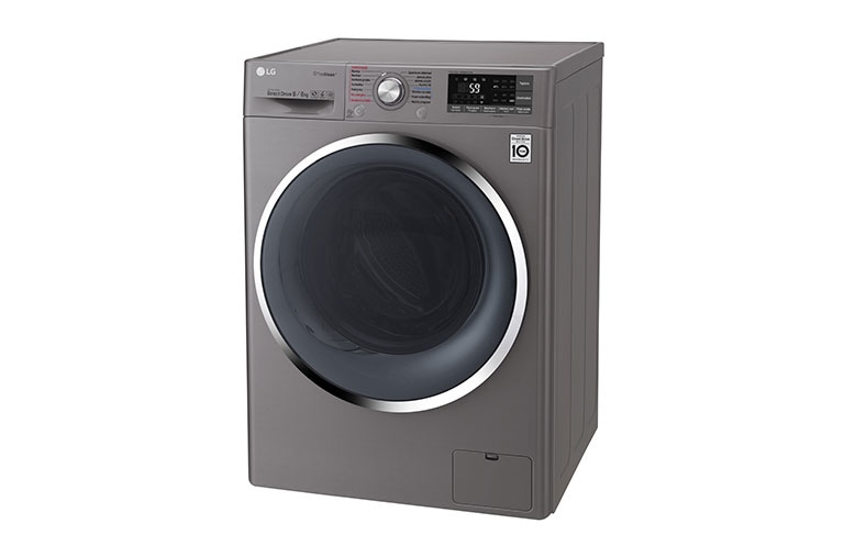 LG 9 kg parná práčka / 6 kg sušička, 1400 ot./min, 6 Motion DD, Direct Drive™, TrueSteam™ -  parné pranie, ThinQ™, Pridať bielizeň, 14 programov, 8 možností sušenia, F94J8FH2S, thumbnail 6