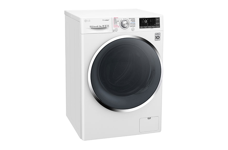 LG 9 kg parná práčka / 6 kg sušička, 1400 ot./min, 6 Motion DD, Direct Drive™, TrueSteam™ -  parné pranie, ThinQ™, Pridať bielizeň, 14 programov, 8 možností sušenia, F94J8FH2W, thumbnail 8
