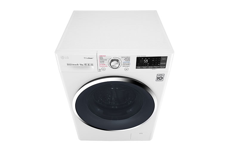LG 9 kg parná práčka / 6 kg sušička, 1400 ot./min, 6 Motion DD, Direct Drive™, TrueSteam™ -  parné pranie, ThinQ™, Pridať bielizeň, 14 programov, 8 možností sušenia, F94J8FH2W, thumbnail 7