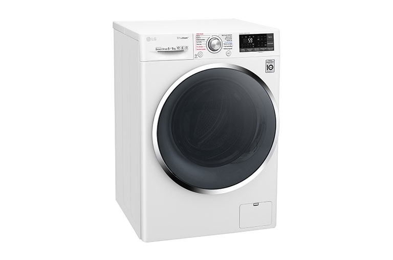 LG 9 kg parná práčka / 6 kg sušička, 1400 ot./min, 6 Motion DD, Direct Drive™, TrueSteam™ -  parné pranie, ThinQ™, Pridať bielizeň, 14 programov, 8 možností sušenia, F94J8FH2W, thumbnail 8