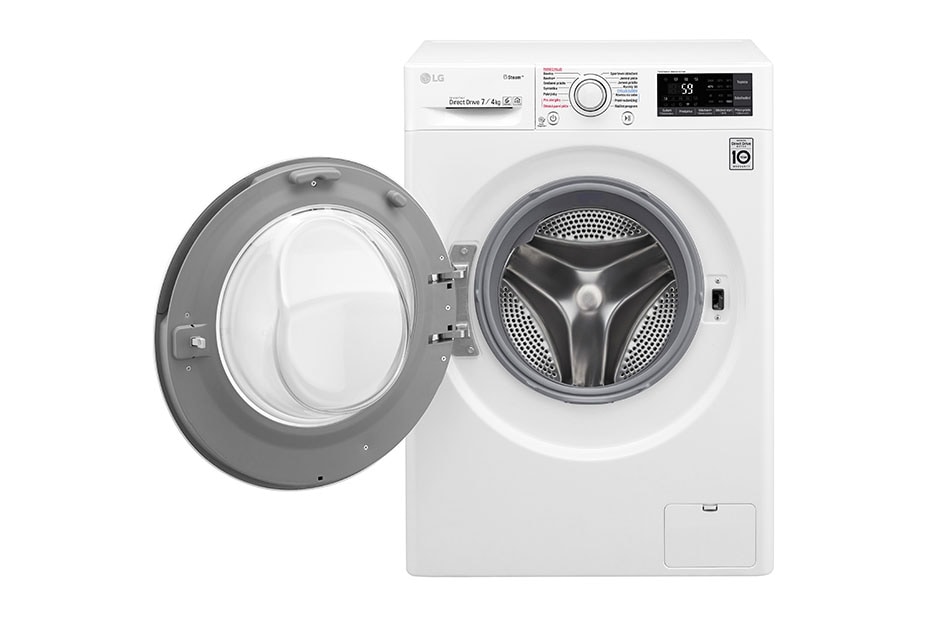 LG 7 kg parná práčka / 4 kg sušička, 1000 ot./min, B (v rozsahu A až G), 6 Motion DD, Direct Drive™, Steam™ - parné pranie, ThinQ™, Pridať bielizeň, 14 programov, 7 možností sušenia, F70J7HG0W, thumbnail 3