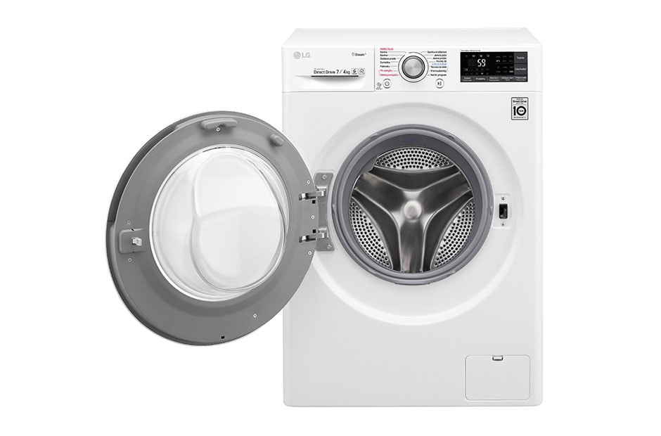 LG 7 kg parná práčka / 4 kg sušička, 1200 ot./min, B (v rozsahu A až G), 6 Motion DD, Direct Drive™, Steam™ - parné pranie, ThinQ™, Pridať bielizeň, 14 programov, 7 možností sušenia, F72J7HG1W, thumbnail 3