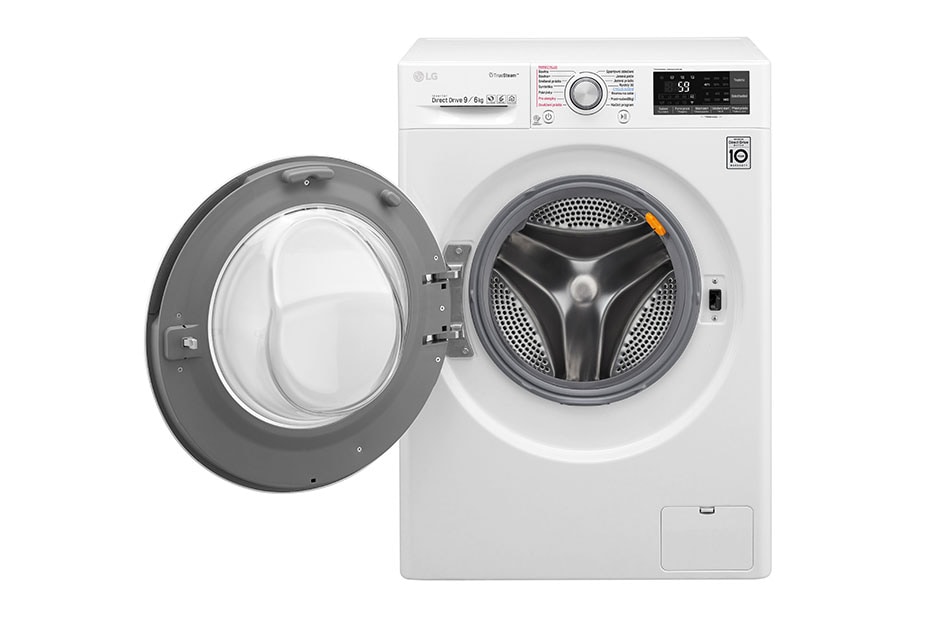 LG 9 kg parná práčka / 6 kg sušička, 1400 ot./min, 6 Motion DD, Direct Drive™, TrueSteam™ -  parné pranie, ThinQ™, Pridať bielizeň, 14 programov, 8 možností sušenia, F94J7FH1W, thumbnail 3