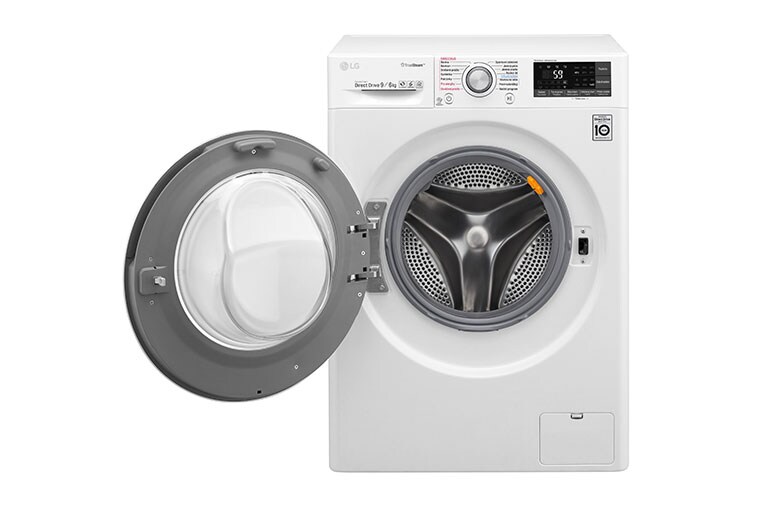 LG 9 kg parná práčka / 6 kg sušička, 1400 ot./min, 6 Motion DD, Direct Drive™, TrueSteam™ -  parné pranie, ThinQ™, Pridať bielizeň, 14 programov, 8 možností sušenia, F94J7FH1W, thumbnail 3