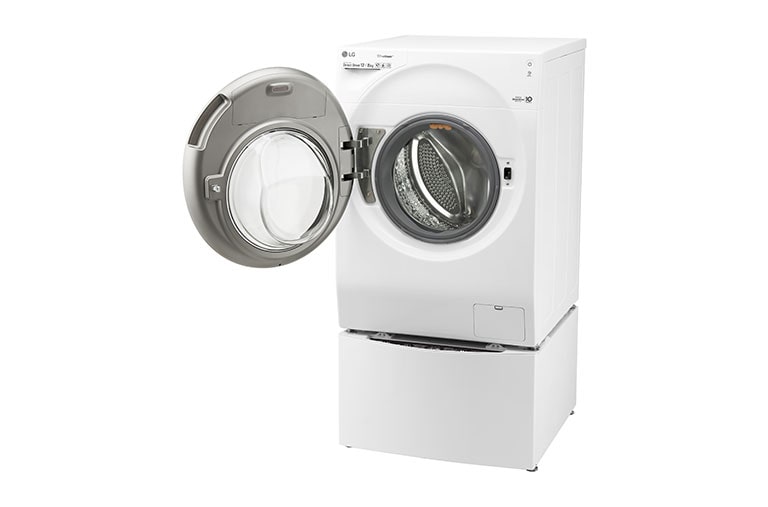 LG 12 kg parná práčka / 8 kg sušička / 2 kg mini pračka, TwinWash™, 1600 ot./min, A (v rozsahu A až G), 6 Motion DD, Direct Drive™, TrueSteam™, EcoHybrid™, ThinQ™ + WiFi pripojenie, Pridať bielizeň, 12 programov, 8 možností sušenia, F126G1BCH2N, thumbnail 3