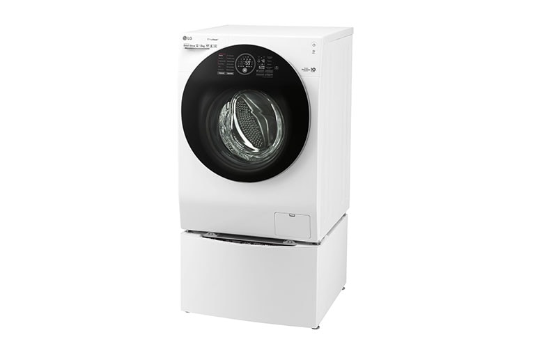 LG 12 kg parná práčka / 8 kg sušička / 2 kg mini pračka, TwinWash™, 1600 ot./min, A (v rozsahu A až G), 6 Motion DD, Direct Drive™, TrueSteam™, EcoHybrid™, ThinQ™ + WiFi pripojenie, Pridať bielizeň, 12 programov, 8 možností sušenia, F126G1BCH2N, thumbnail 6