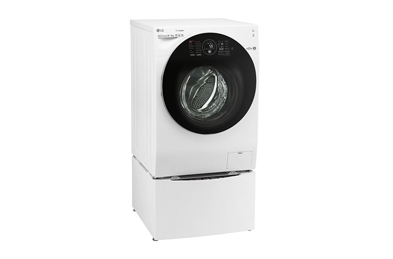 LG 12 kg parná práčka / 8 kg sušička / 2 kg mini pračka, TwinWash™, 1600 ot./min, A (v rozsahu A až G), 6 Motion DD, Direct Drive™, TrueSteam™, EcoHybrid™, ThinQ™ + WiFi pripojenie, Pridať bielizeň, 12 programov, 8 možností sušenia, F126G1BCH2N, thumbnail 8