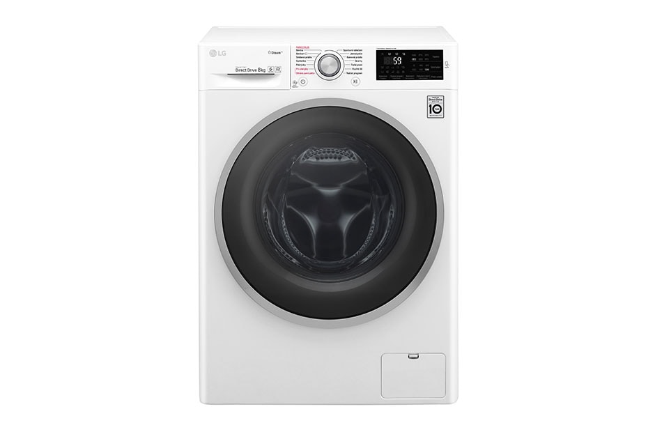 LG 8 kg parná práčka, 1200 ot./min, 6 Motion DD, Steam™ - parné pranie, 14 programov, FW82J6TY1