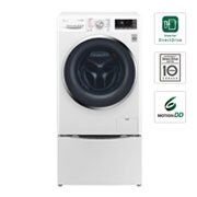 LG 10,5 kg parná práčka / 7 kg sušička / 2 kg mini pračka, TWINWash™, 1400 ot./min, 6 Motion DD, Direct Drive™, TrueSteam™, EcoHybrid™, TurboWash™, ThinQ™ + WiFi pripojenie, Pridať bielizeň, 14 programov, 8 možností sušenia, F104J8JH2WD, thumbnail 1